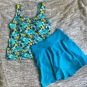 Two piece modest swimsuit